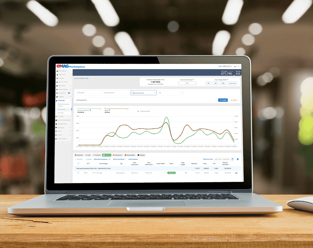 eMAG – registration and launching sales