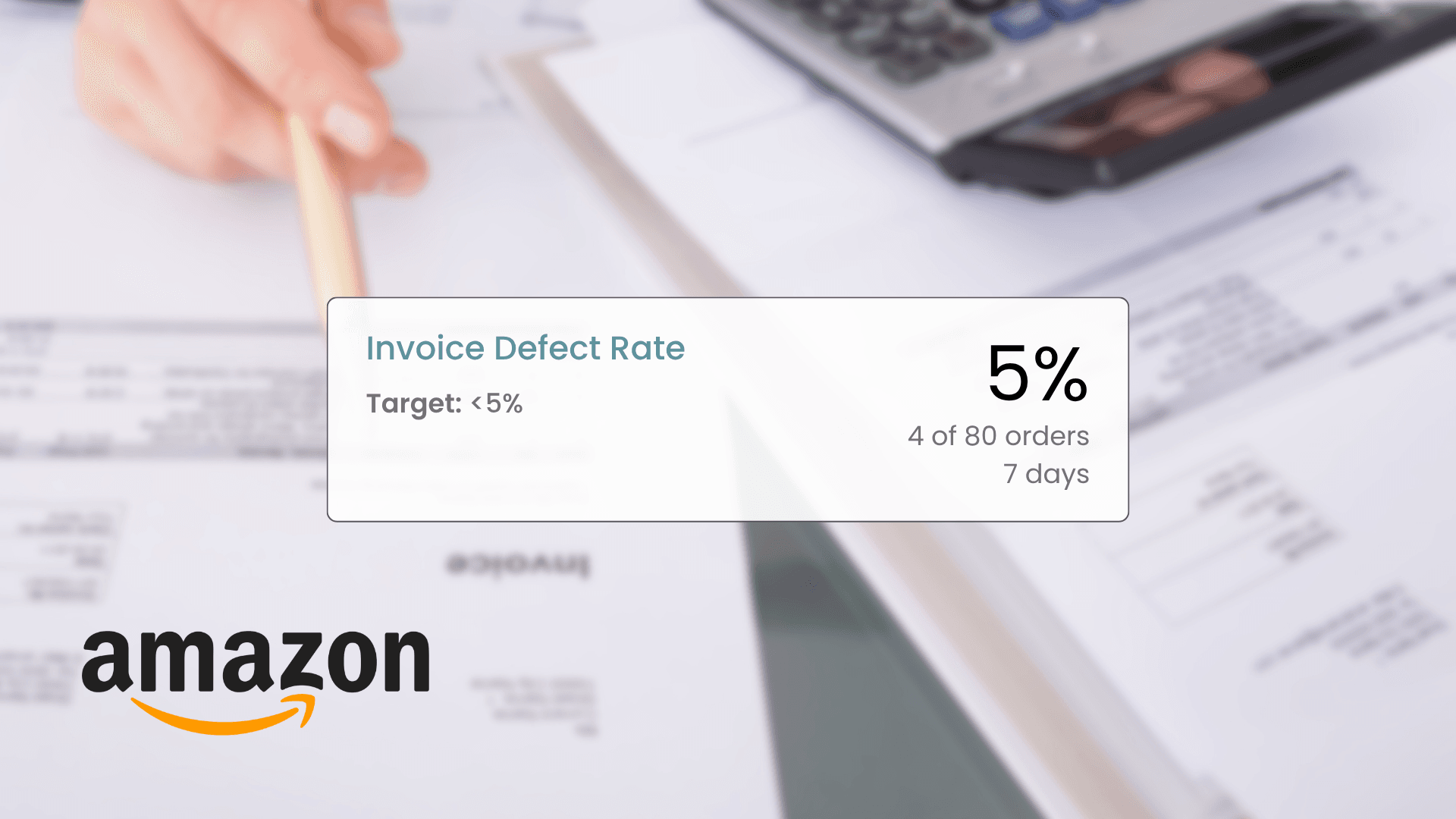What is Amazon’s invoice defect rate (IDR) and how does it work?