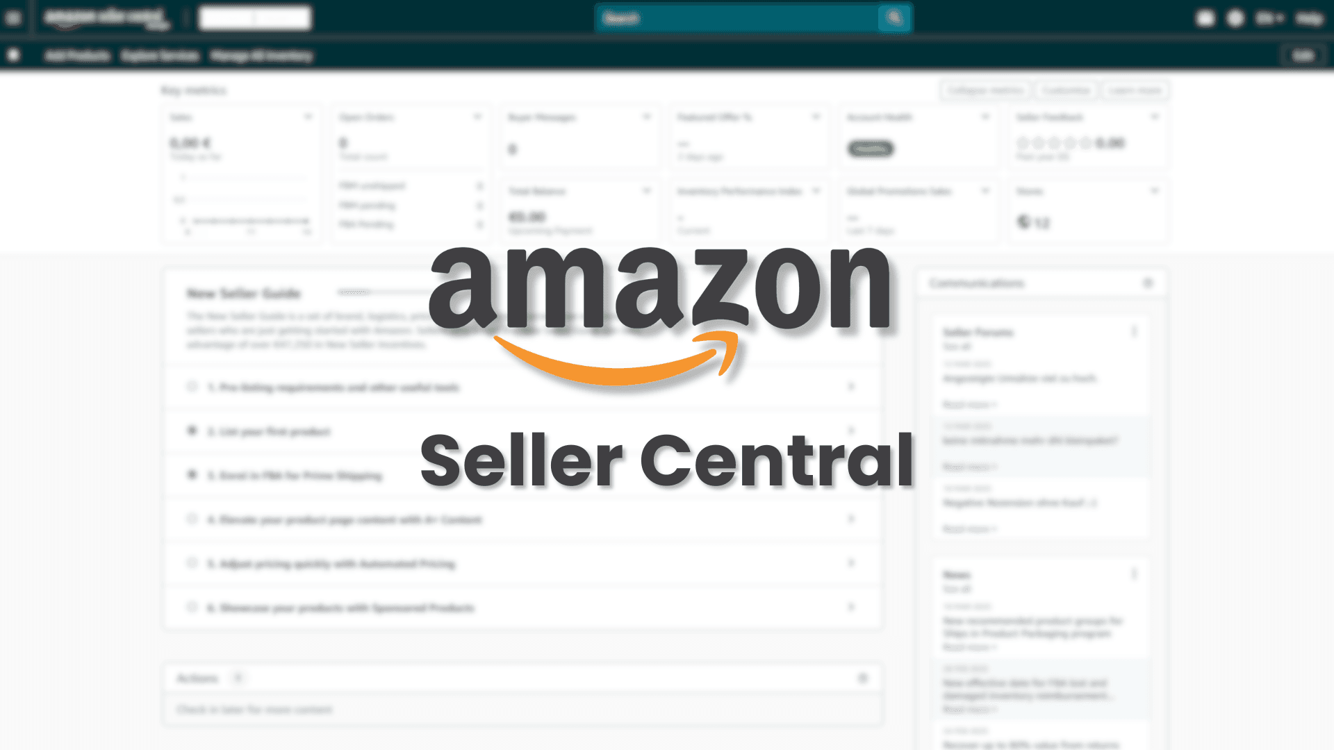 Navigating Amazon Seller Central: The complete guide for growing brands